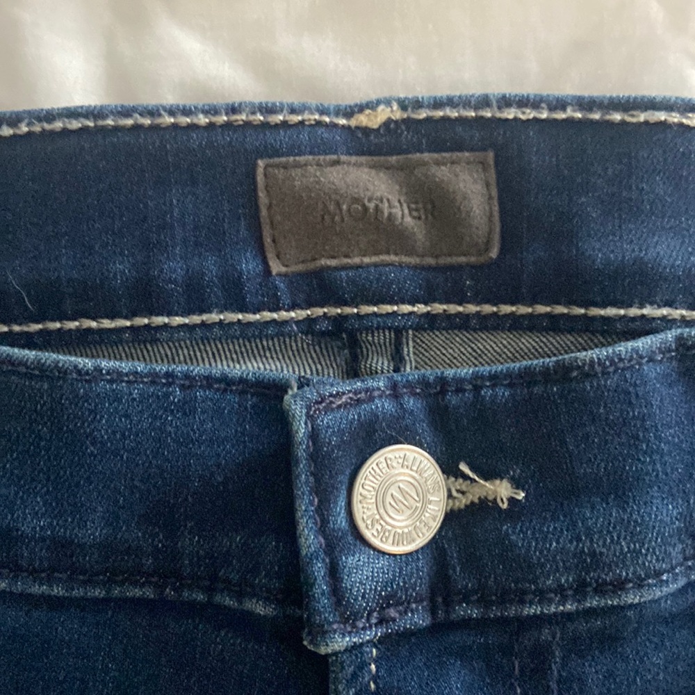 Mother Jeans- The insider crop step fray